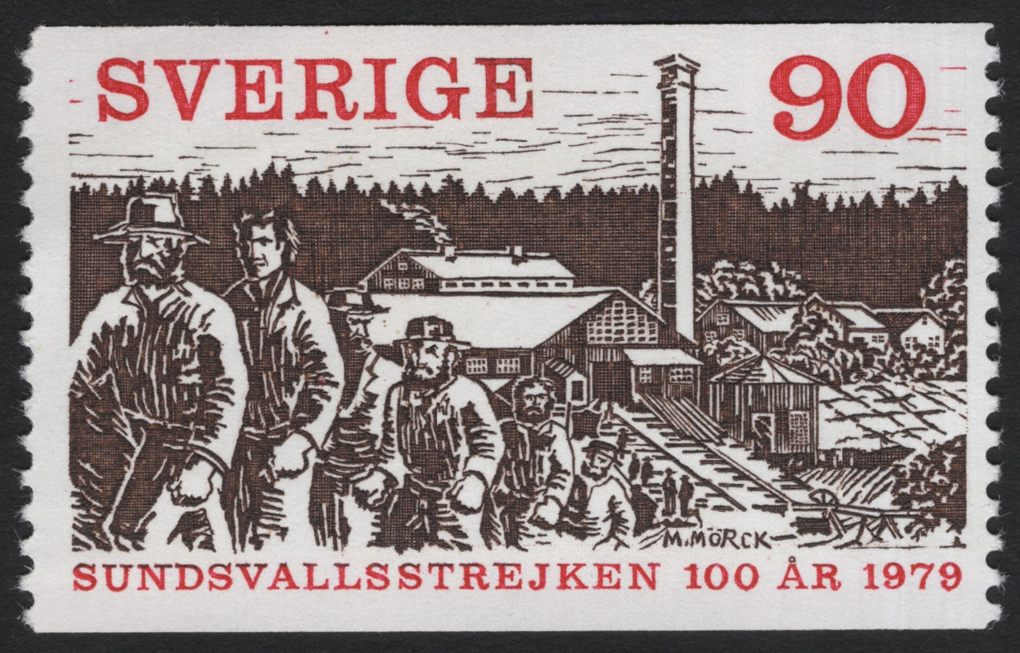 SCG8363 - Sweden 1979 – Centenary of the Sundsvall Strike