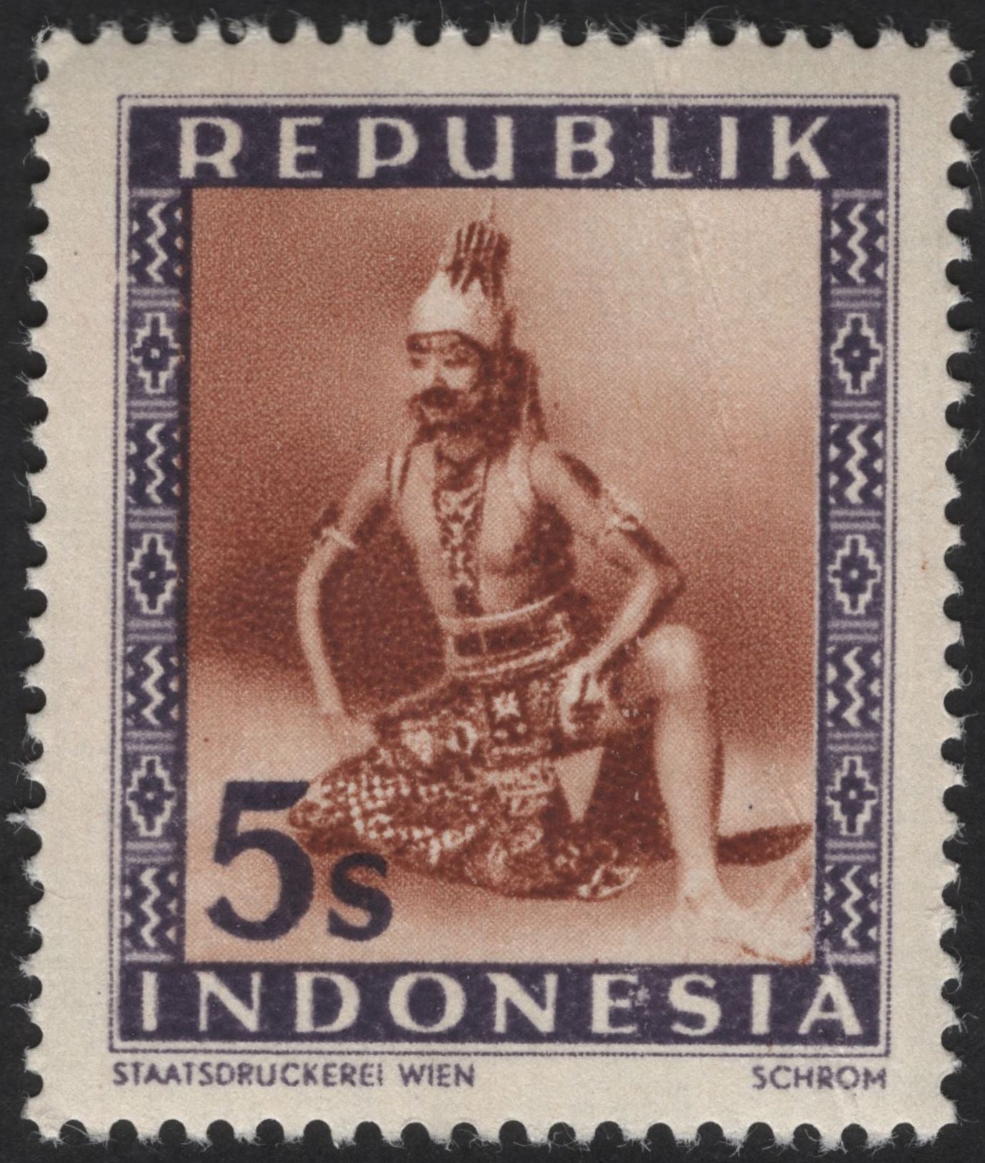 SCG12124 - Indonesia “Labor and Cultural Heritage” Definitive Pair (4s & 5s)