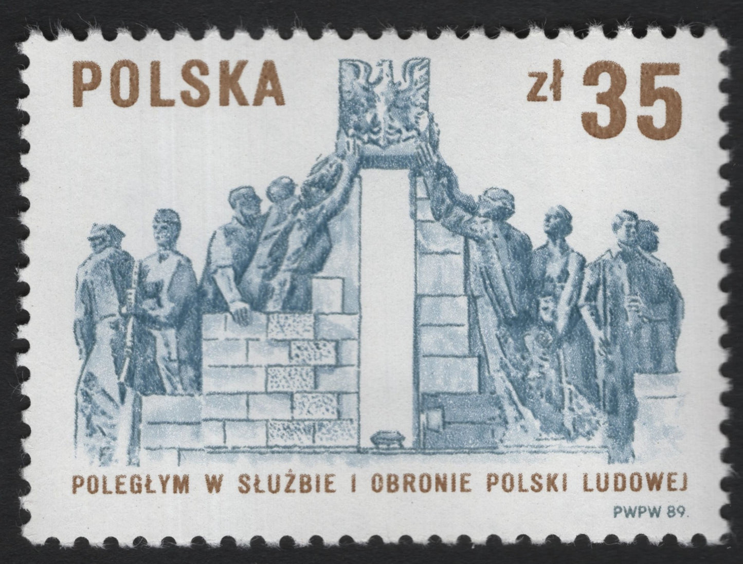SCG8357 - Poland 1989 – Monument to the Fallen in Service and Defense of the People’s Republic