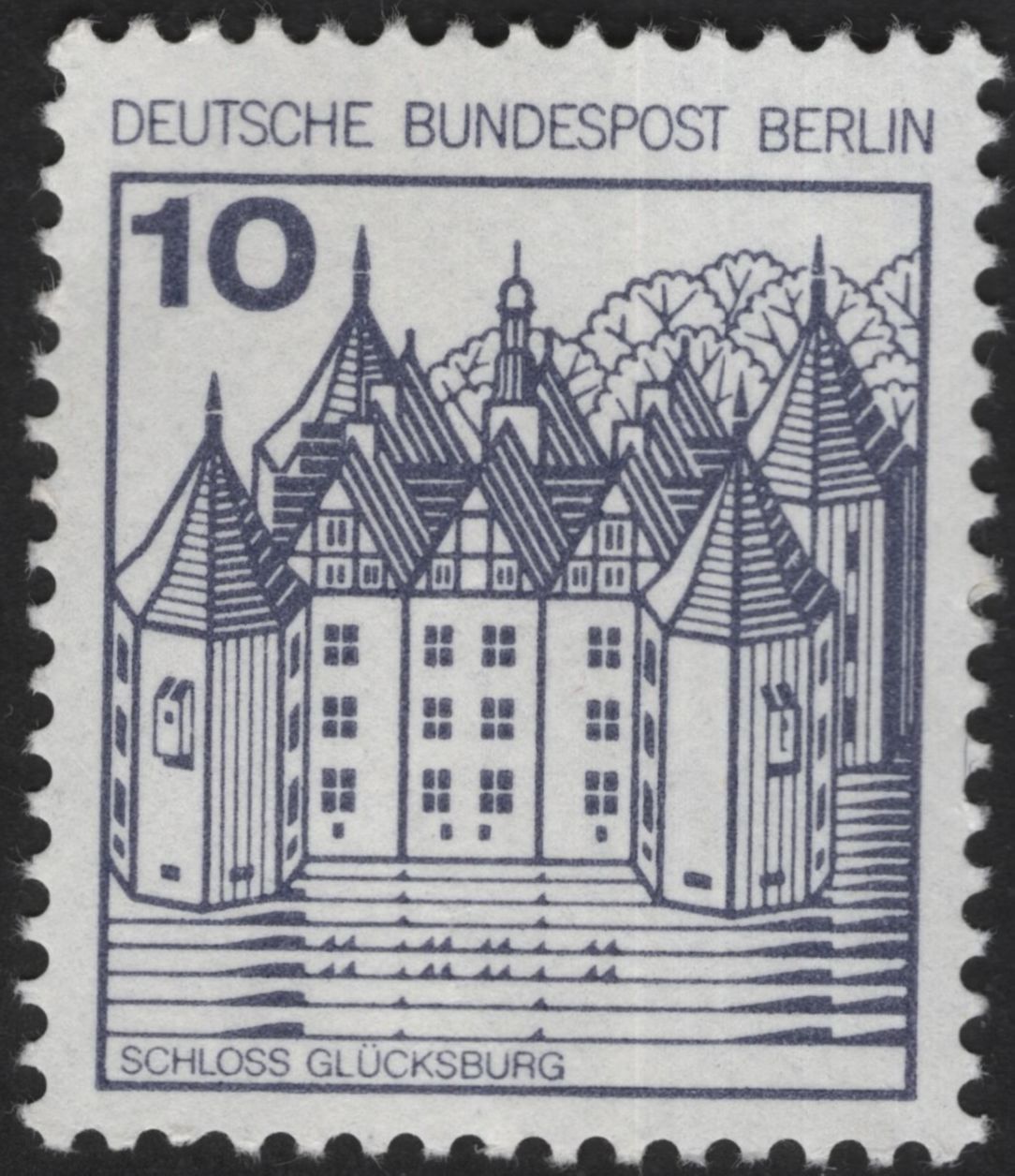 SCG12133 - Germany (Berlin) Castles Definitive Series – Burg Ludwigstein & Schloss Glücksburg