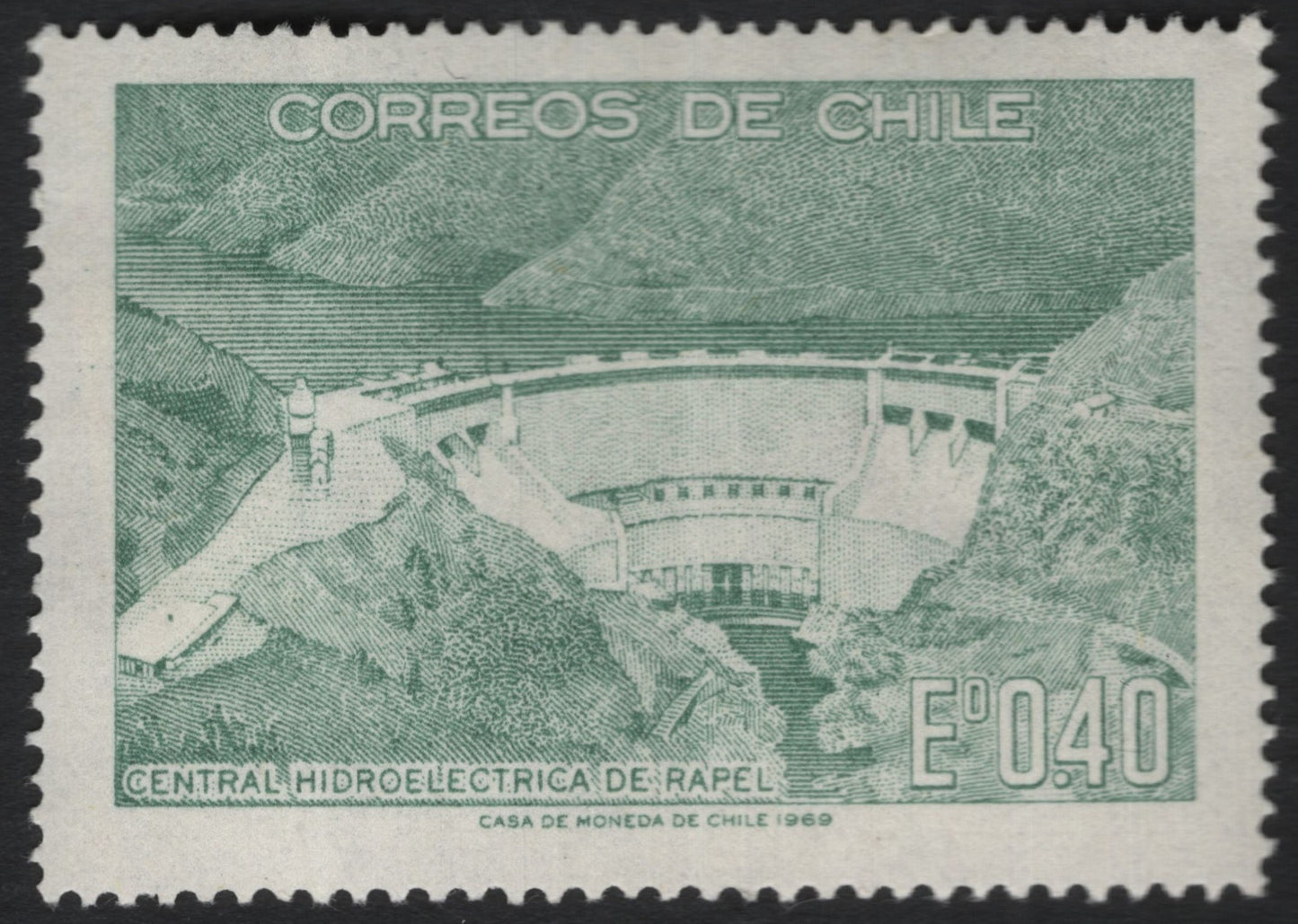 SCG8394 - Chile 1969 – Rapel Hydroelectric Power Plant (Central Hidroeléctrica de Rapel)