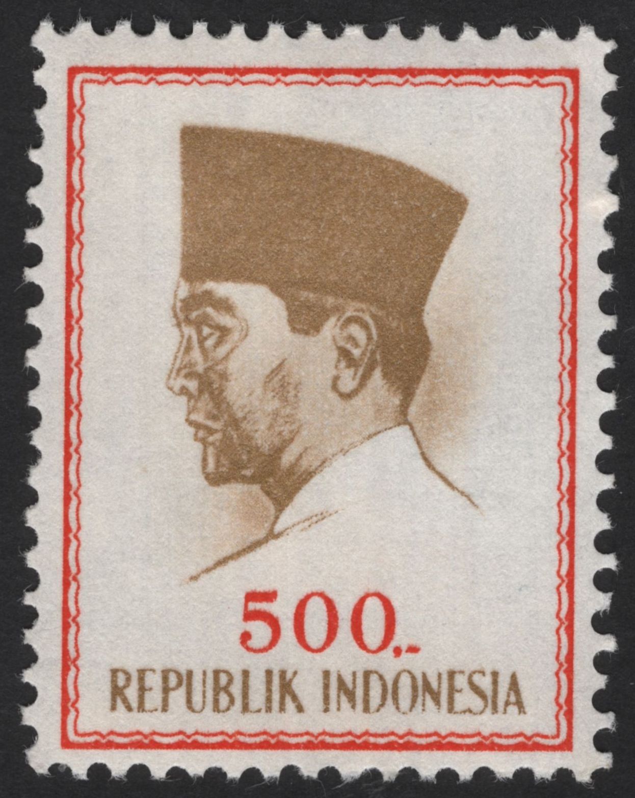 SCG12126 - Indonesia President Sukarno Definitive Pair – 75r & 500r