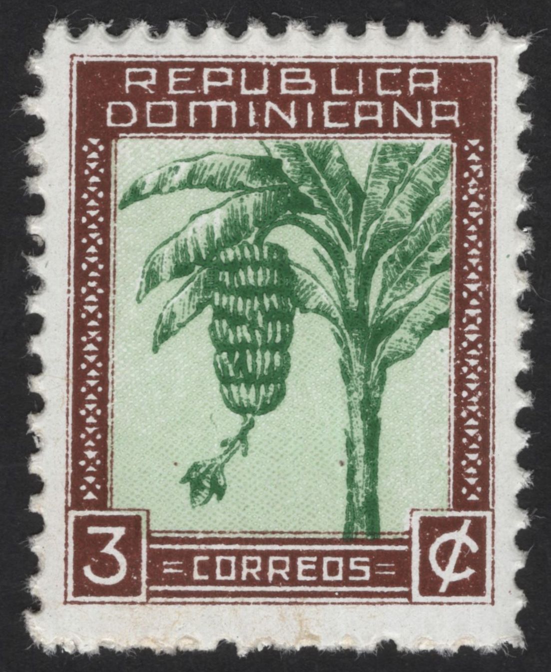 SCG12180 - Dominican Republic Banana Plant Definitive Pair (3c & 4c)