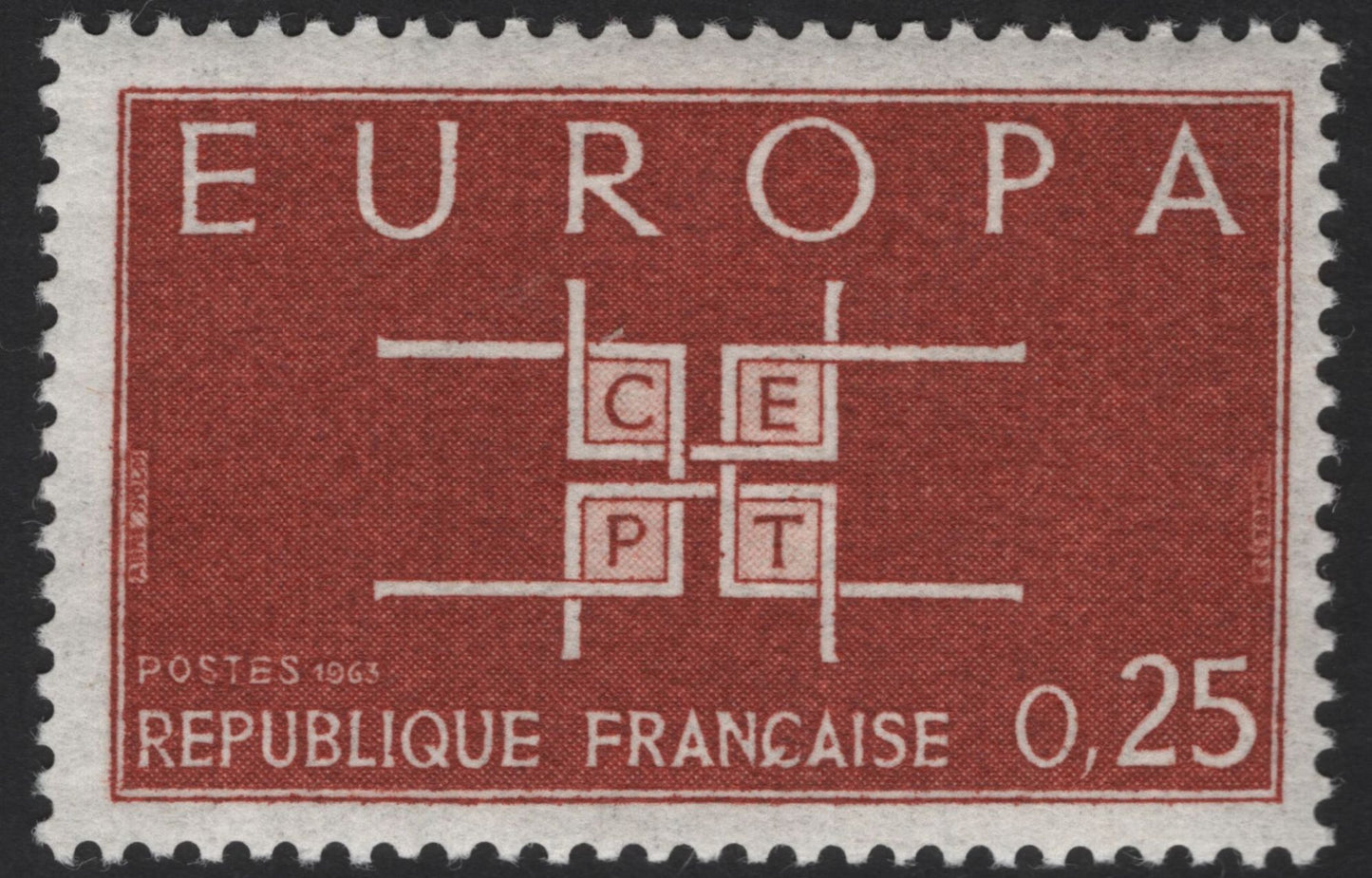 SCG12192 - France 1963 Europa (CEPT) – European Postal Cooperation Set