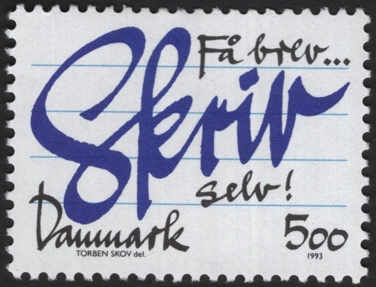 SCG8492 - Denmark – “Skriv Selv!” (Write Yourself!) 1993