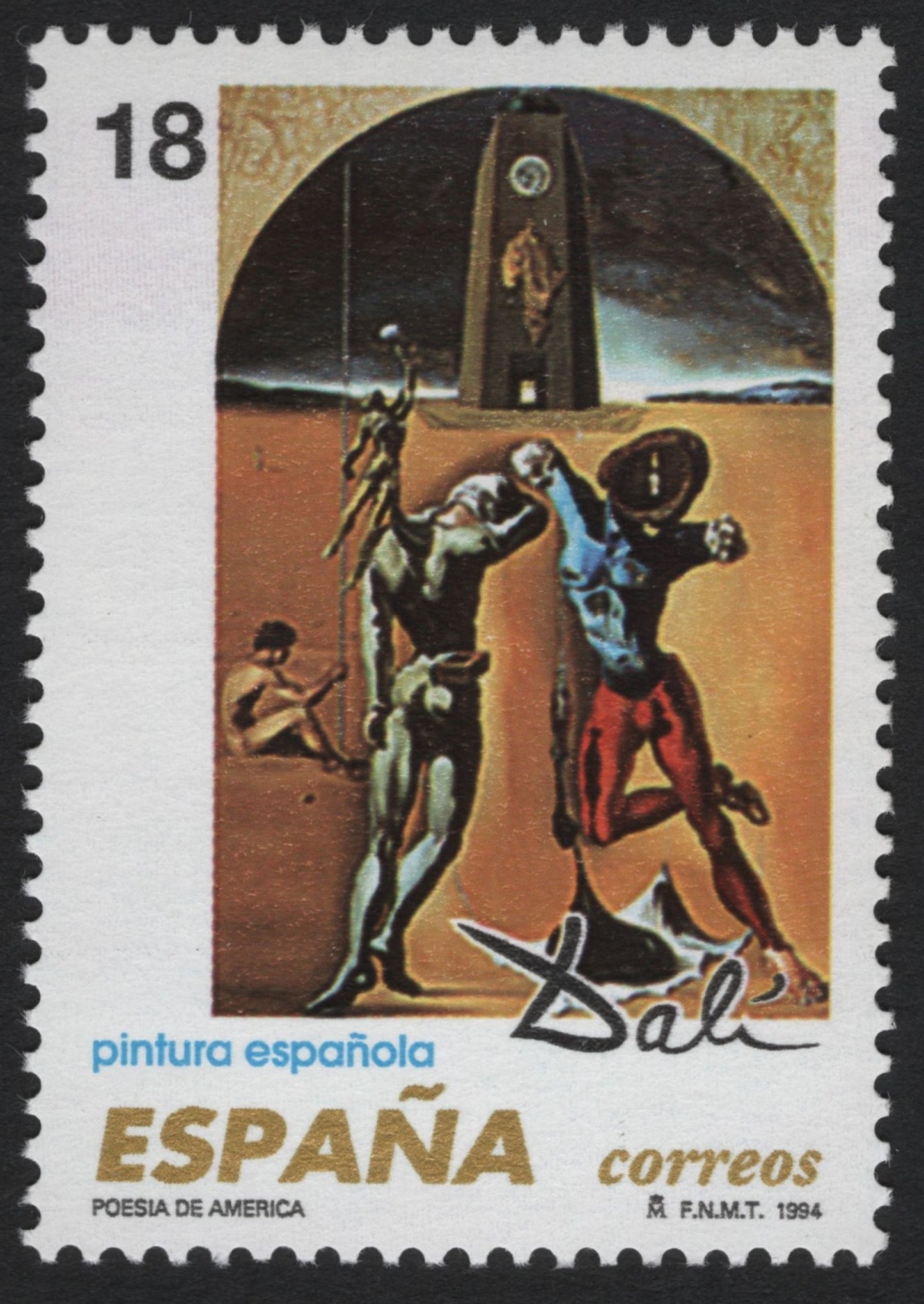 SCG8496 - Spain 1994 – “Poesía de América” by Salvador Dalí