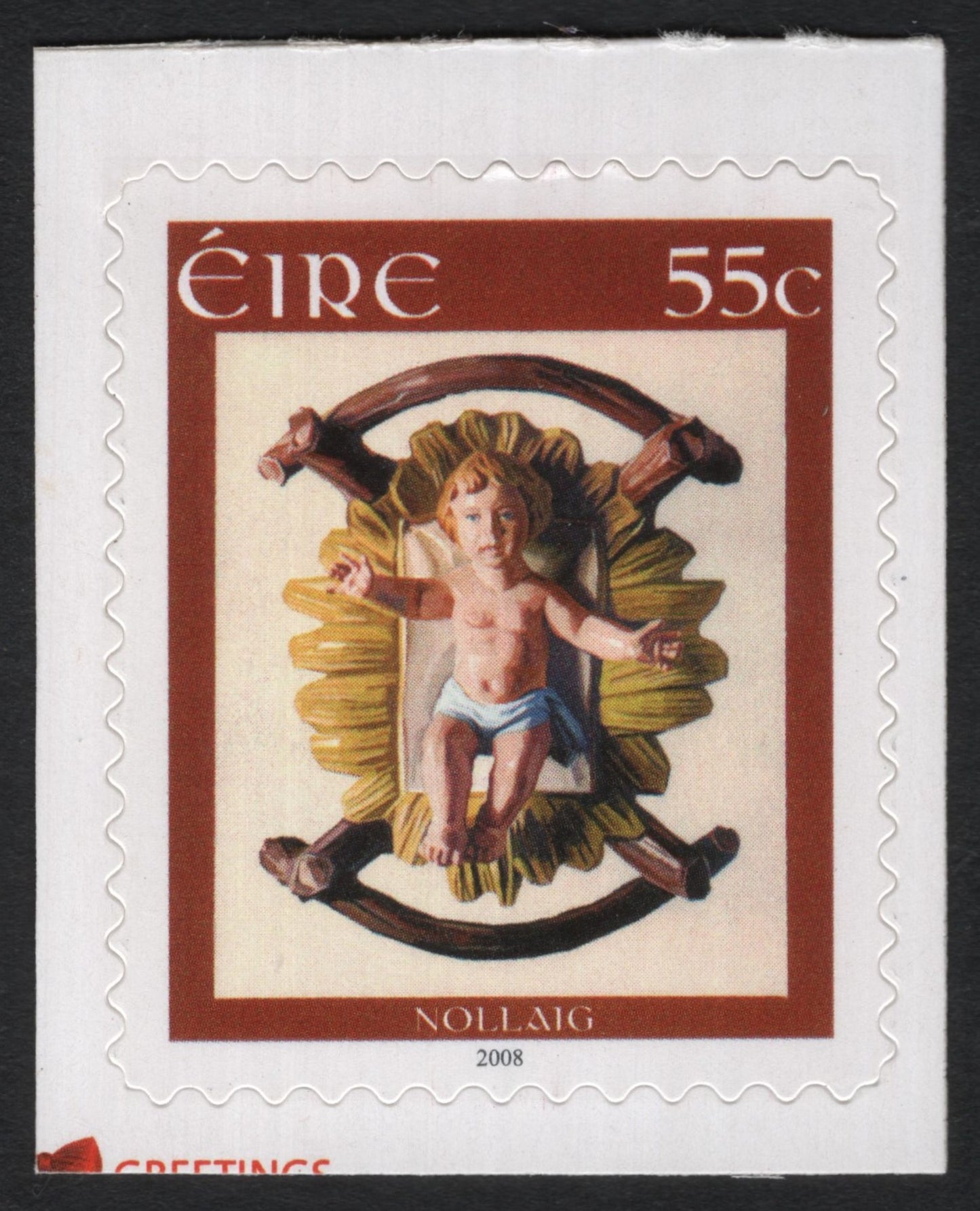 SCG8403 - Ireland 2008 Christmas Stamp – “Infant Jesus” (Nollaig 2008)