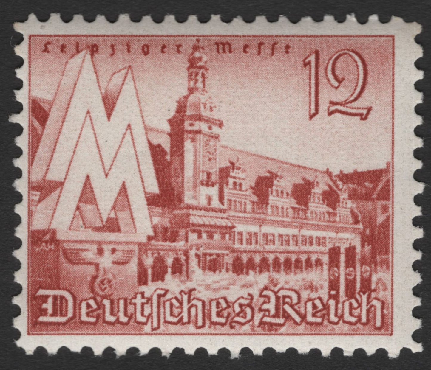 SCG11475 - Leipziger Messe Exhibition Grounds – 12 Reichspfennig (Trade Fair Issue)