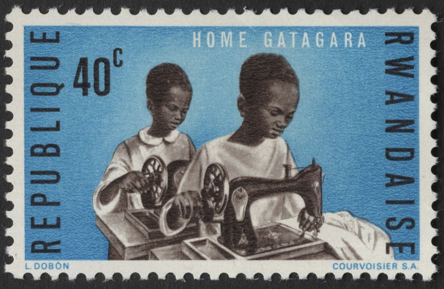 SCG11549 - Rwanda – 40c Home Gatagara Sewing Training (Social Welfare Issue)