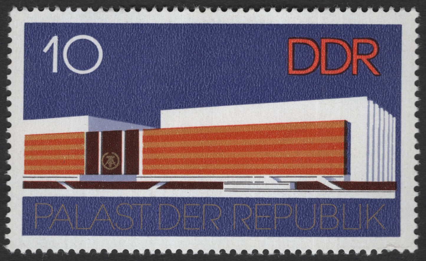 SCG11573 - Palast der Republik – 10 Pfennig Architectural Issue