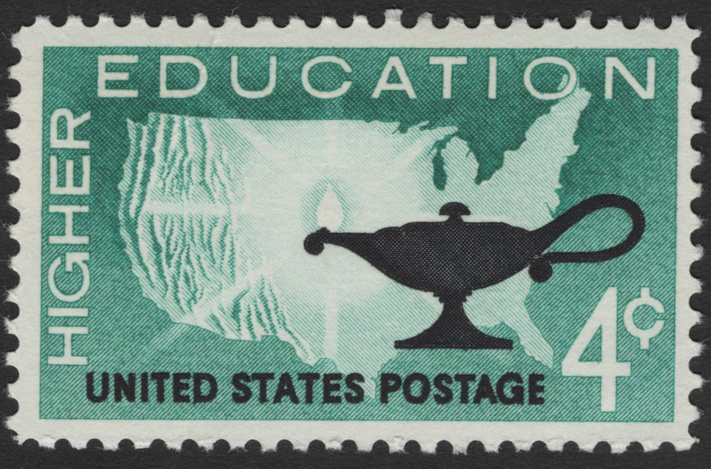 SCG11590 - Higher Education – Lamp of Knowledge (4¢)