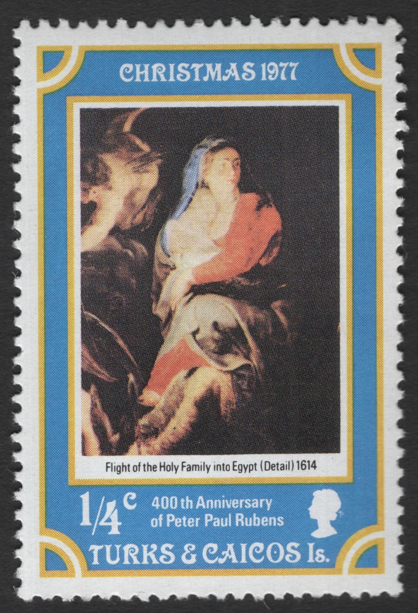 SCG11495 - Christmas 1977 – Flight of the Holy Family into Egypt (Rubens) ¼c