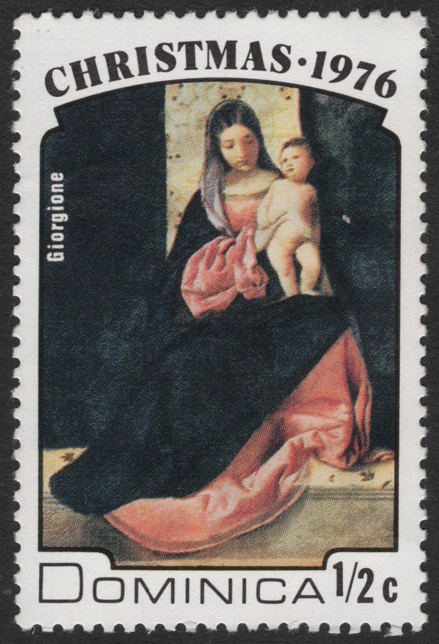 SCG11485 - Christmas 1976 – Madonna and Child (½c) Sacred Art Issue