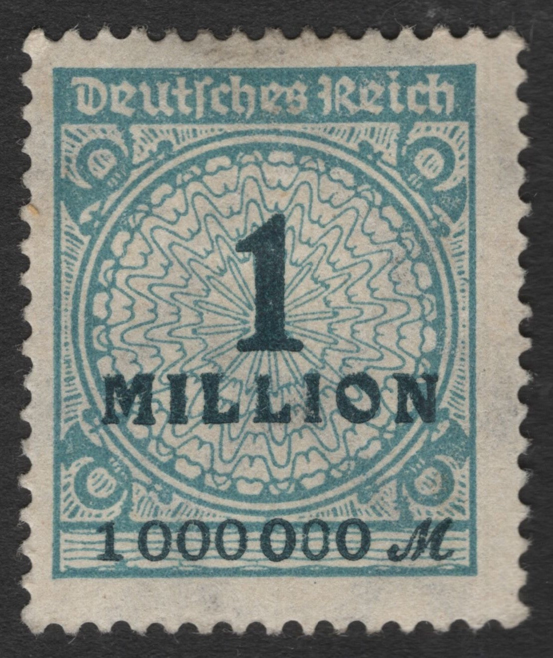 SCG11372 - Germany – Deutsches Reich 1 Million Mark Inflation Overprint (1923 Hyperinflation Issue)