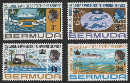 SCG1222 - Bermuda – Cable & Wireless Telephone Service to Tortola (Commemorative Set)