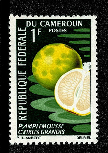 SCG132 Cameroon Tropical Fruits Stamp Set – Republic Fédérale du Cameroun (1F to 40F)