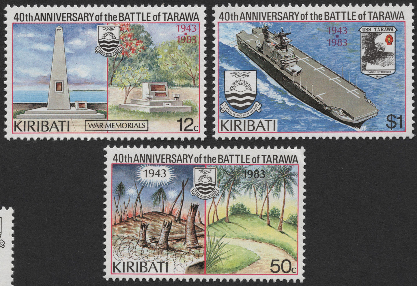 SCG2050 - Kiribati 1983 – 40th Anniversary of the Battle of Tarawa Set