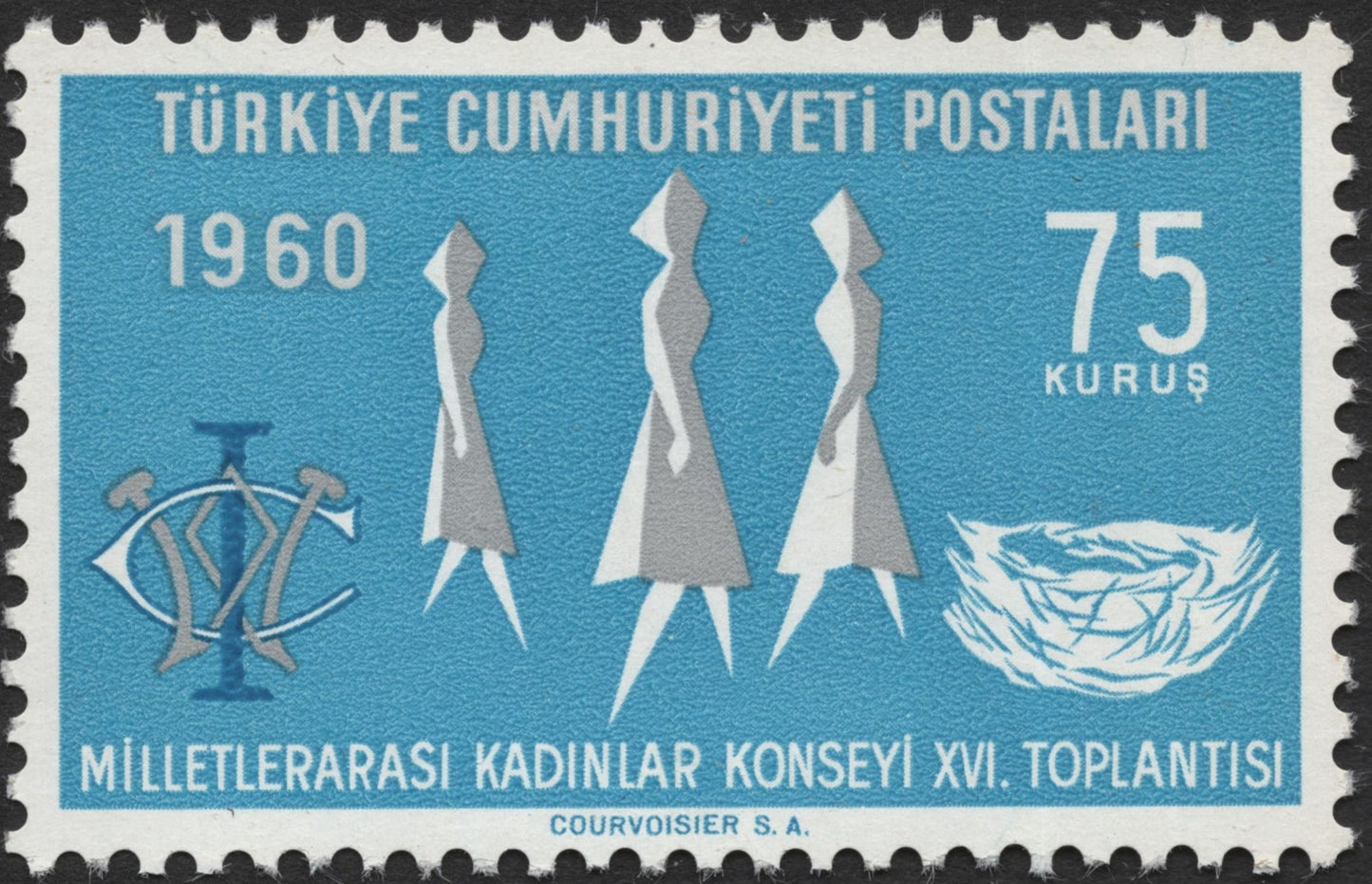 SCG2057 - 1960 Turkey International Council of Women Stamp Set