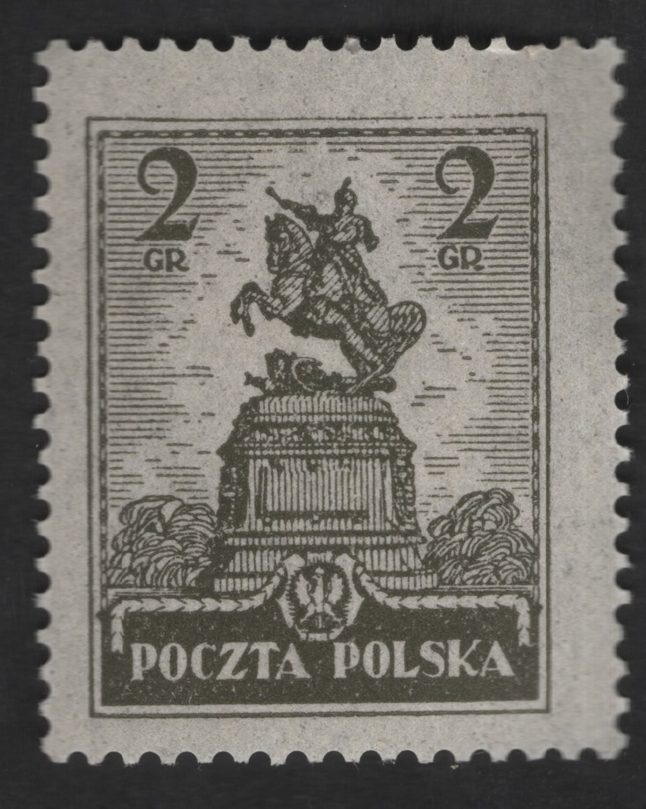 SCG12660 - Poland 2 Grosze – Sigismund’s Column, Warsaw Definitive Stamp