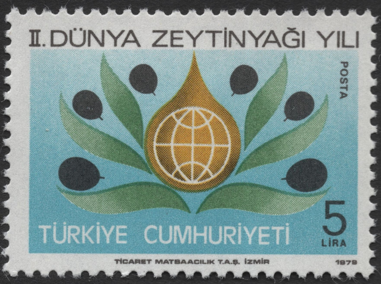SCG2052 - 1979 Turkey "Second World Olive Oil Year" Stamp Set