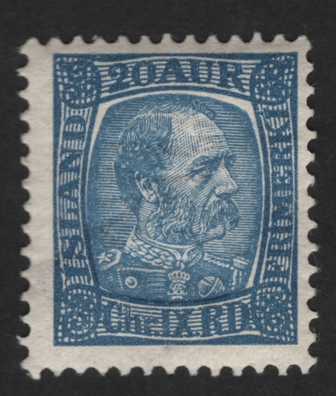 SCG12624 - Denmark 20 AUR King Christian IX Definitive Stamp (Early 20th Century)