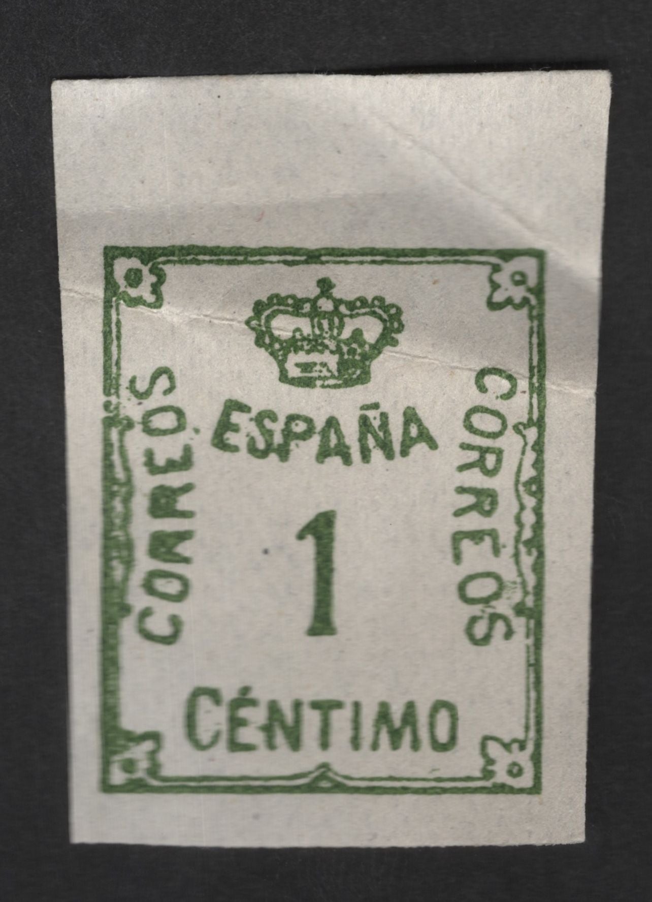 SCG12631 - Spain – 1 Céntimo “Correos” Crown Issue