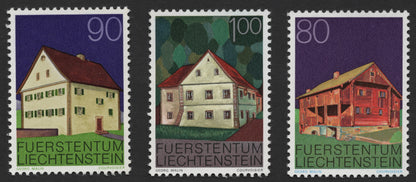 SCG373 - Liechtenstein Traditional Architecture Stamp Set