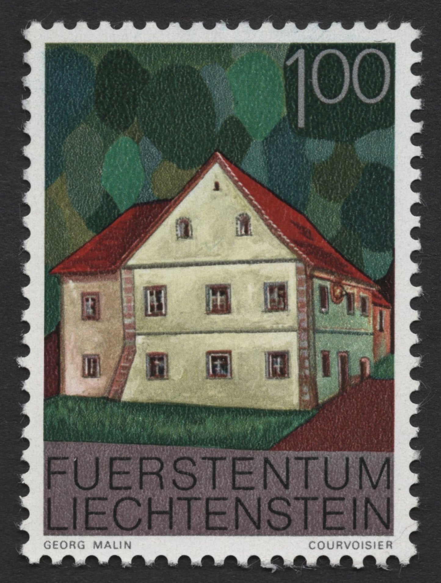 SCG373 - Liechtenstein Traditional Architecture Stamp Set