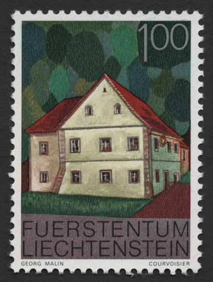 SCG373 - Liechtenstein Traditional Architecture Stamp Set
