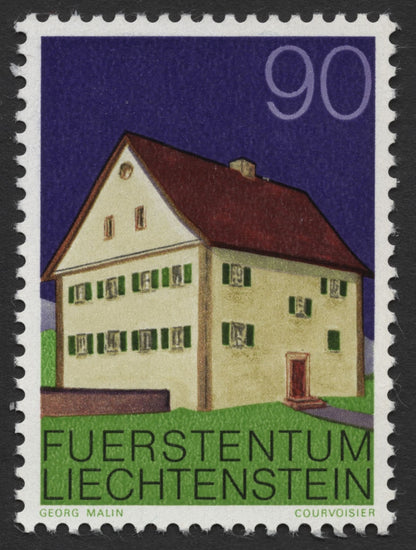 SCG373 - Liechtenstein Traditional Architecture Stamp Set