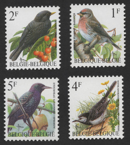 SCG350 - Belgium Songbirds Series – Complete Set (1F to 5F Denominations) (MNH)