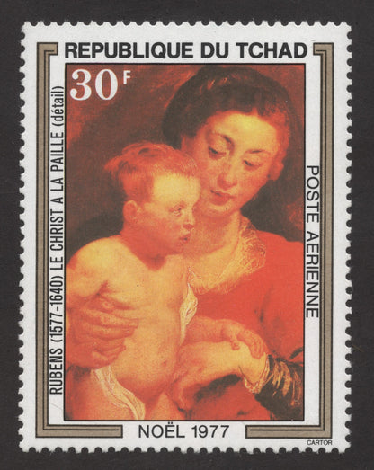 SCG160 Chad 1977 Christmas Stamps – Paintings by Peter Paul Rubens