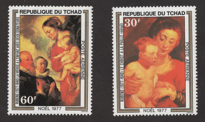 SCG160 Chad 1977 Christmas Stamps – Paintings by Peter Paul Rubens