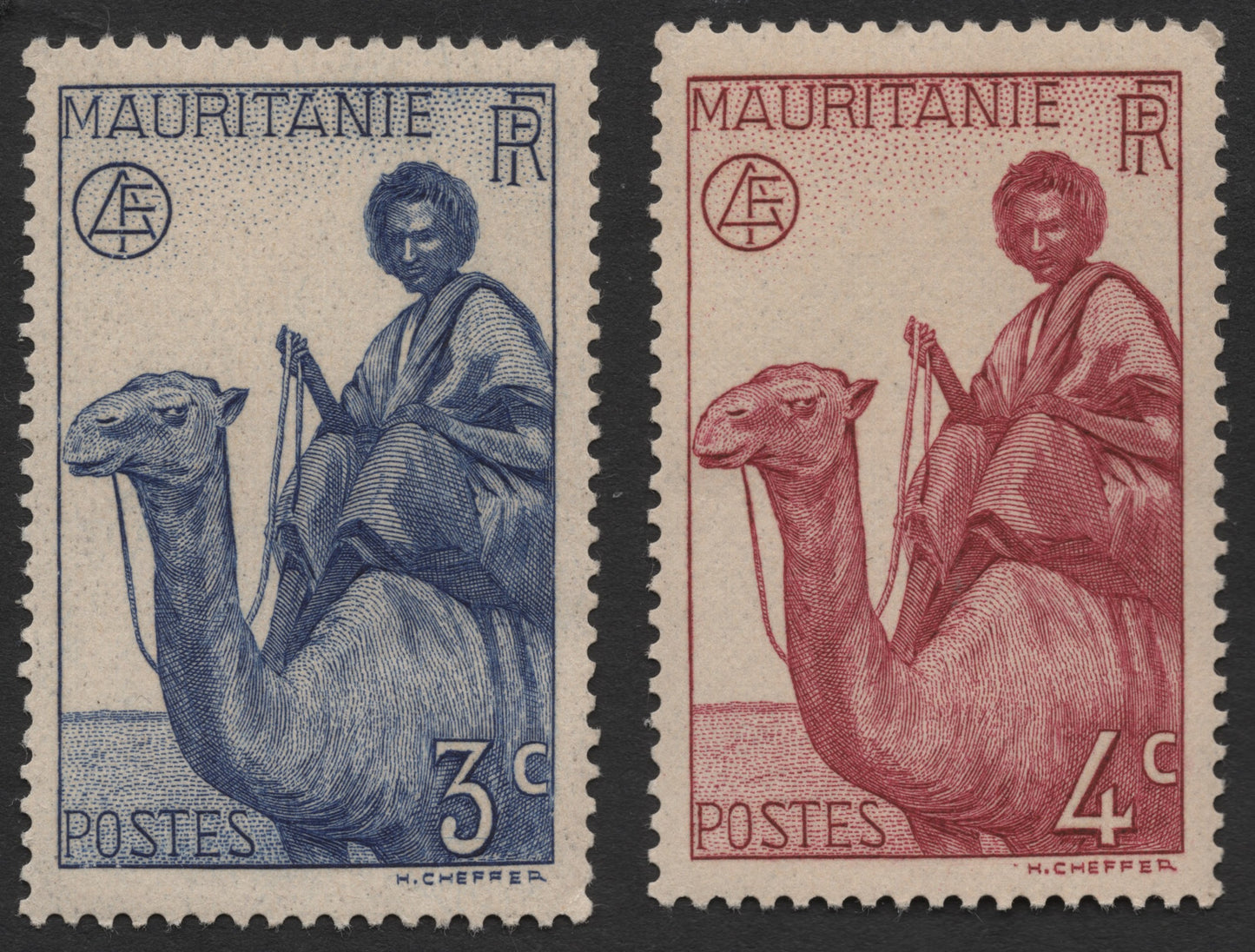 SCG561 - Mauritania Camel Rider Definitive Stamps