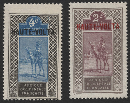 SCG565 - Upper Volta Overprinted Camel Rider Stamps (French West Africa)