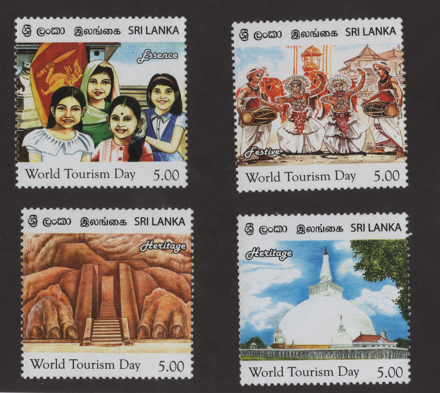 SCG150 Sri Lanka – World Tourism Day Stamp Set