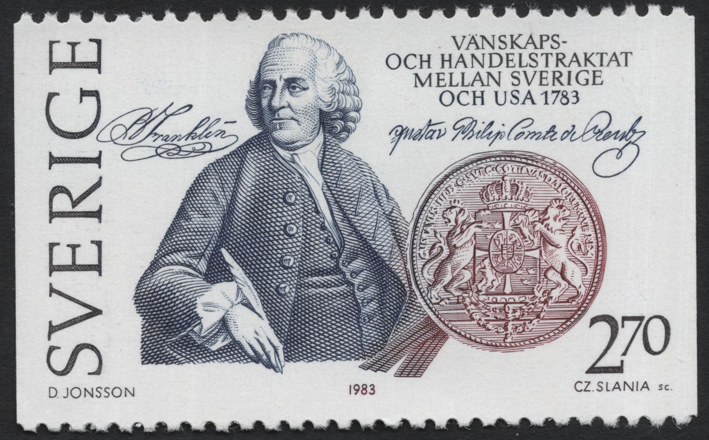 SCG7684 - Sweden 1983 – Swedish–American Treaty of 1783