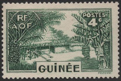 SCG567 - French Guinea Village Scene Stamps