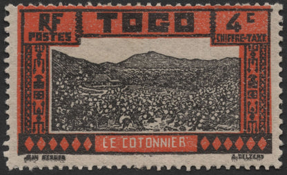 SCG563 - French Colonial Togo Cotton Harvest Stamps