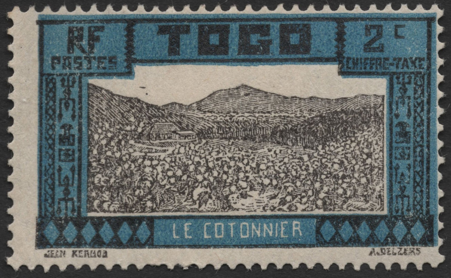 SCG563 - French Colonial Togo Cotton Harvest Stamps