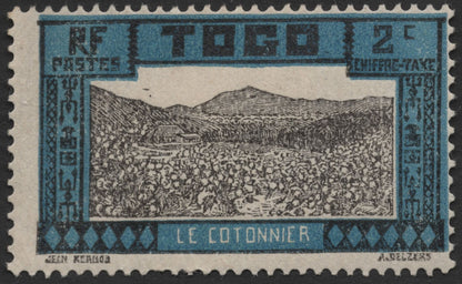 SCG563 - French Colonial Togo Cotton Harvest Stamps