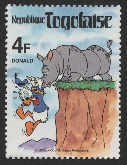 SCG298 - Togo 1980 – Disney Characters on Safari Stamp Set (6v)