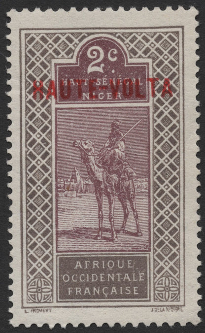 SCG565 - Upper Volta Overprinted Camel Rider Stamps (French West Africa)