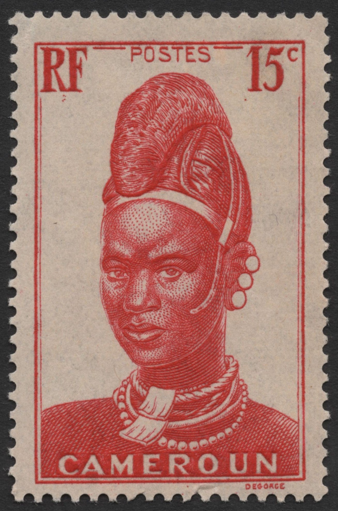 SCG566 - Cameroun Indigenous Woman Portrait Stamps