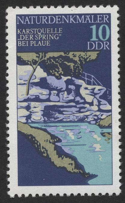 SCG305 - East Germany 1981 Natural Monuments Series – Kleine Orgel & Karstquelle Stamps