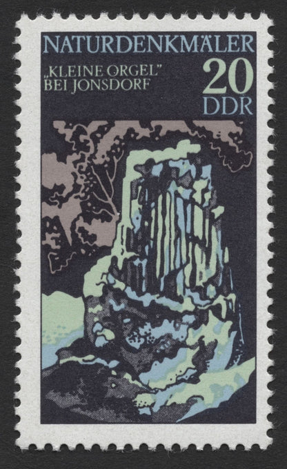 SCG305 - East Germany 1981 Natural Monuments Series – Kleine Orgel & Karstquelle Stamps