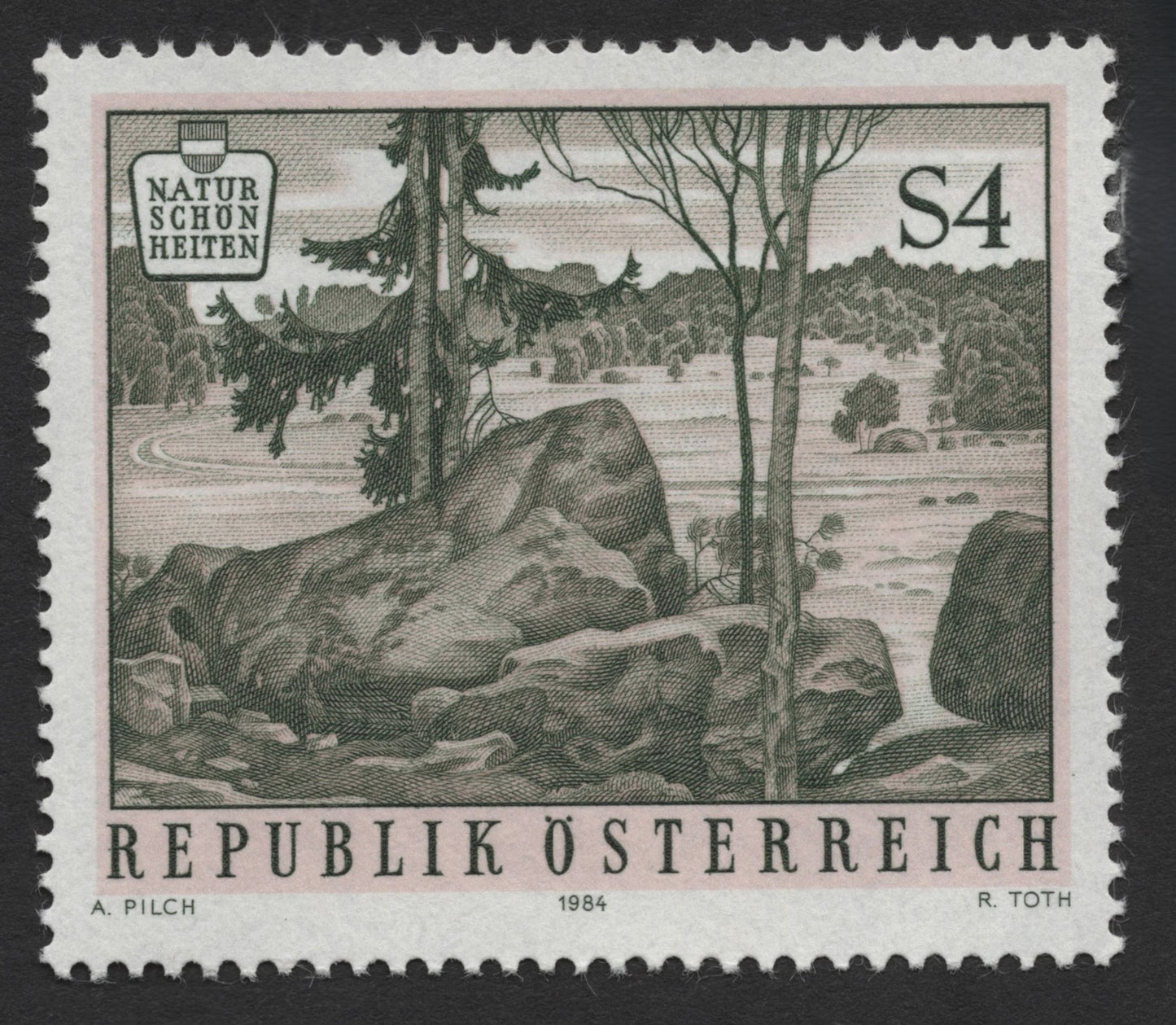 SCG304 - Austria 1984 Nature’s Beauty Series – Wetlands & Woodland Landscape (S4 Pair)