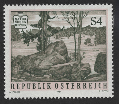 SCG304 - Austria 1984 Nature’s Beauty Series – Wetlands & Woodland Landscape (S4 Pair)