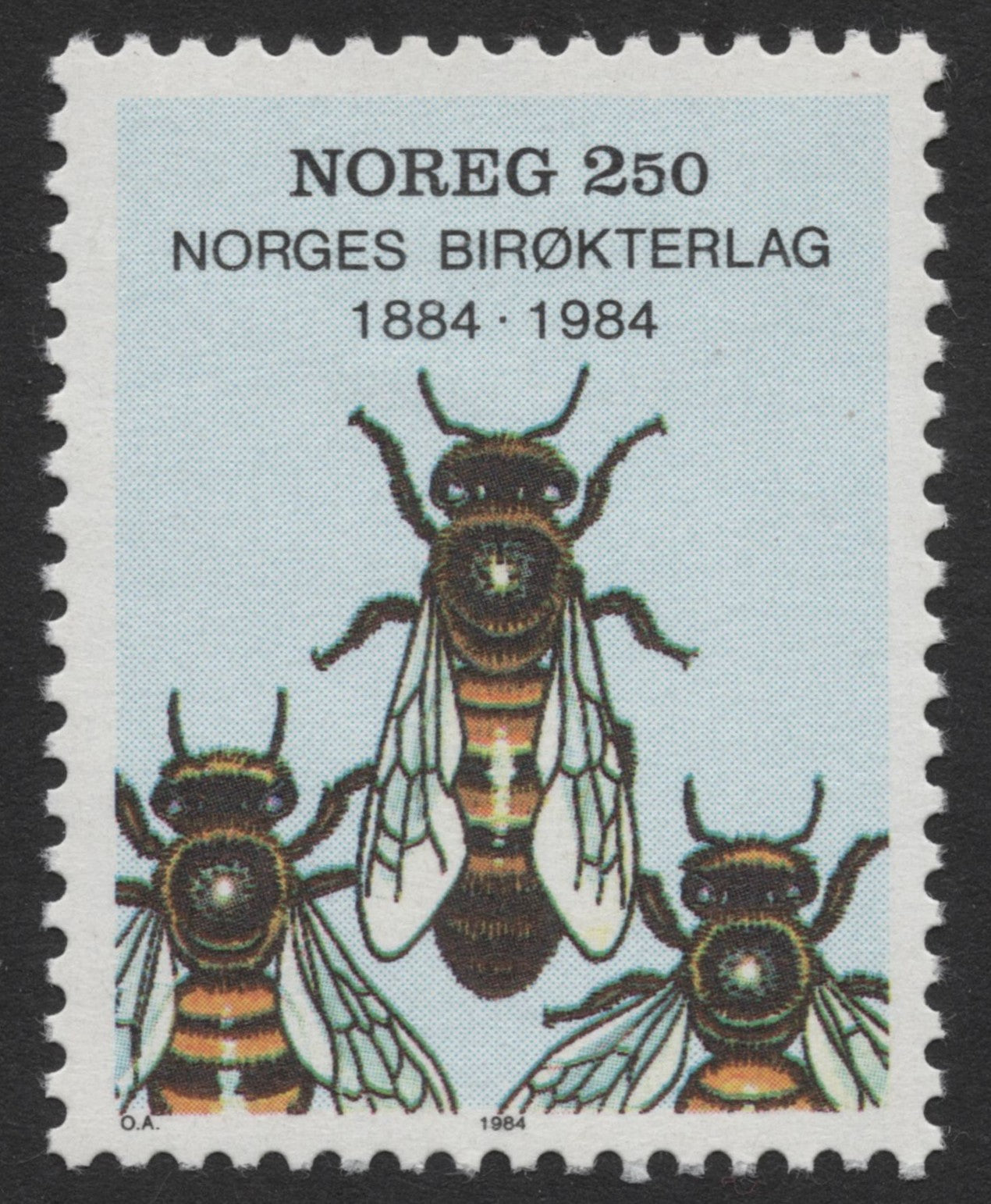 SCG324 - Norway 1984 – Centenary of the Norwegian Beekeepers Association (Norges Birøkterlag)