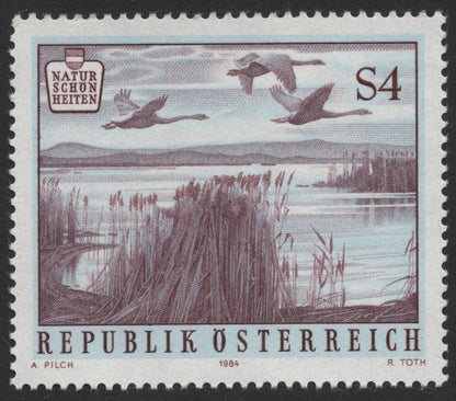 SCG304 - Austria 1984 Nature’s Beauty Series – Wetlands & Woodland Landscape (S4 Pair)